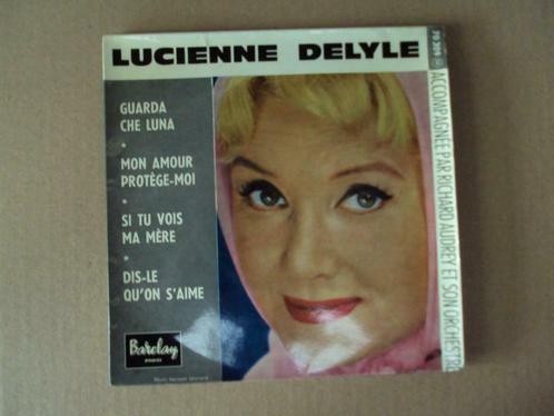 Single EP: "Lucienne Delyle" Guarda Che Luna anno 1960, Cd's en Dvd's, Vinyl Singles, Single, Wereldmuziek, 7 inch, Ophalen of Verzenden