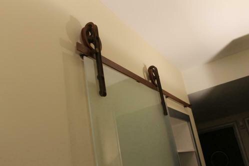 Barndoor systeem, schuurdeur, hoevepoort, hangrol, schuifdeu, Doe-het-zelf en Bouw, Hang- en Sluitwerk, Nieuw, Schuif of Grendel