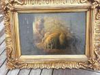 Tableau Cornelis Van Leemputten 1841/1902 original, Antiquités & Art, Art | Peinture | Classique, Enlèvement
