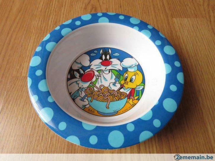 superbe bol en melamine avec titi et grosminet de warner, Enfants & Bébés, Aliments pour bébé & Accessoires, Utilisé, Autres types