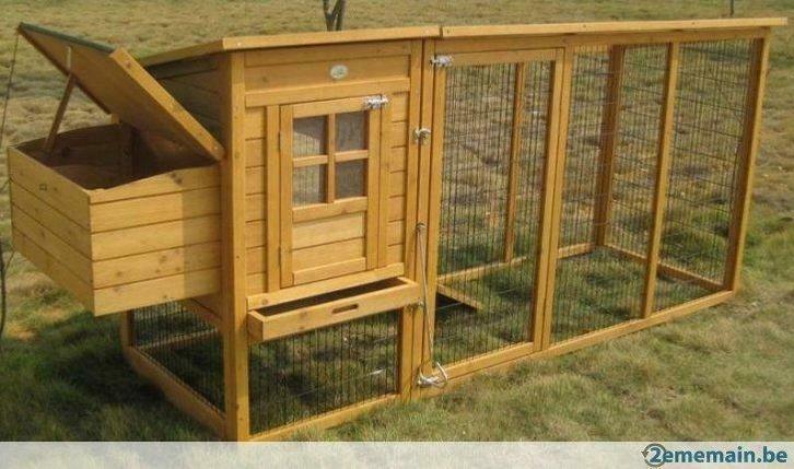 Abri poule poulailler XXL caille clapier ANTI RENARD NEUF, Dieren en Toebehoren, Pluimvee | Toebehoren, Nieuw, Verzenden
