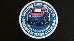 1975 Simca Rallye II - driver Eric Van Bourgonie