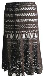 Laurel rok - 34, Kleding | Dames, Bruin, Zo goed als nieuw, Knielengte, Maat 34 (XS) of kleiner