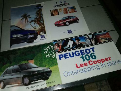 PEUGEOT 106 brochures, Boeken, Auto's | Folders en Tijdschriften, Nieuw, Peugeot, Ophalen of Verzenden