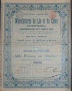 Manufacture de Lin et de Coton de Kostroma, Enlèvement ou Envoi