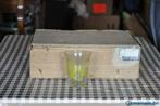 12 verres a eau  durobor decor jaune, Ophalen of Verzenden, Gebruikt, Glas of Glazen