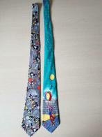 2 zijden dassen met thema Mickey Mouse en Pink Panther., Enlèvement ou Envoi, Comme neuf, MET, À motif