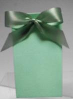 Boîtes à dragées modèle haut verte pastel- 25 pièces pour 5€, Enlèvement ou Envoi, Cadeau d'accouchement, Neuf