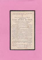 DP Comte Jourda de Vaux (Adel), Verzamelen, Bidprentjes en Rouwkaarten, Verzenden, Bidprentje