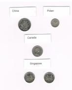 munten Polen China Canada Singapore Spanje Frankrijk Luxemb, Postzegels en Munten, Munten | Europa | Euromunten, Ophalen of Verzenden