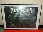 Metallica : ingekaderde poster 100 x 70, Musique, Enlèvement, Avec cadre, Utilisé