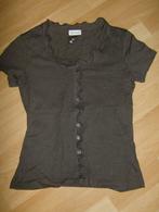 T-shirt bruin merk street one - maat 36 - als nieuw, Vêtements | Femmes, T-shirts, Comme neuf, Taille 36 (S), Brun, Street One