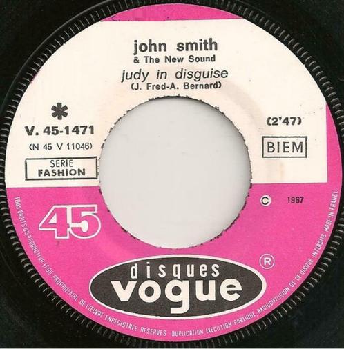 John Smith & The New Sound – Judy In Disguise ' 7, CD & DVD, Vinyles Singles, Utilisé, Single, Pop, 7 pouces, Enlèvement ou Envoi