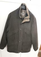 Suède mannenjas maat 48 - groen/grijs, Kleding | Heren, Jassen | Winter, Ophalen, Gedragen, Maat 48/50 (M), Grijs