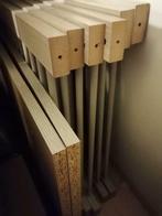 3 paar spijltjes zijkant en 3 onderplanken voor babybedjes, Ophalen, Gebruikt