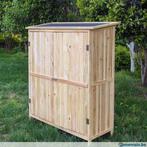 Armoire de jardin bois naturel, Envoi, Neuf