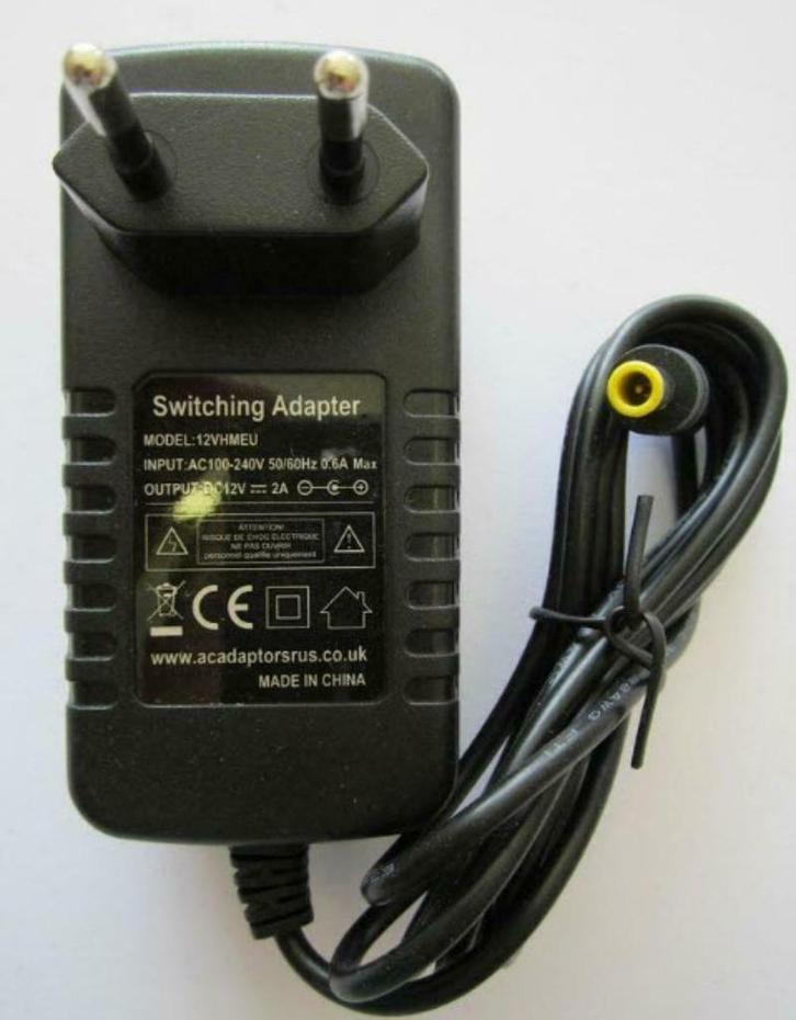 12V / 9V AC-DC Adaptor Toshiba Portable DVD, Audio, Tv en Foto, DVD spelers, Gebruikt, Dvd-speler, Overige merken, Draagbaar, Ophalen of Verzenden