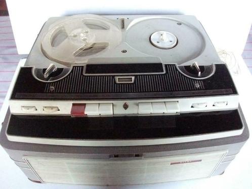 Magnétophone vintage Siera avec microphone, TV, Hi-fi & Vidéo, Enregistreurs audio, Magnétophone, Avec protection anti-poussière