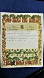 OUDE VERZONDEN TELEGRAM, Verzamelen, Ophalen of Verzenden, Gebruikt