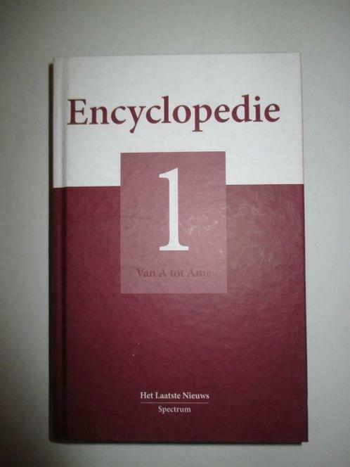 Encyclopedie 1 van A tot Ame (bibliotheek Het laatste Nieuws, Livres, Encyclopédies, Utilisé, Enlèvement ou Envoi