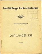 volledige documentatie & gebruik v/d radio SBR 838A & 838U, Ophalen of Verzenden