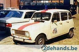 gezocht Renault R4 of 4L of R4F4 v/d Belgische Rijkswacht, Auto diversen, Auto Inkoop