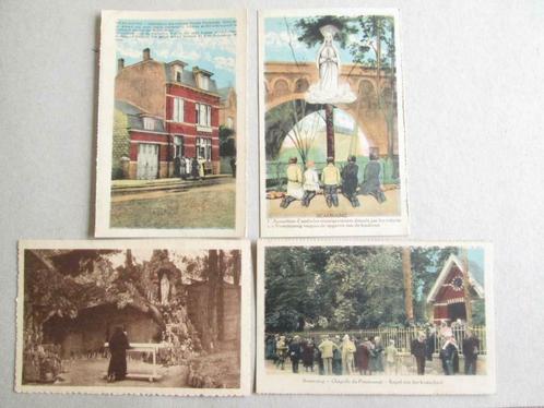 4 oude postkaarten van Beauraing, Collections, Cartes postales | Belgique, Envoi