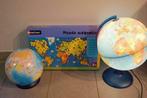 Ga op wereldreis: Verlichte wereldbol (lamp)+puzzelbal, Gebruikt, Ophalen of Verzenden, Ontdekken