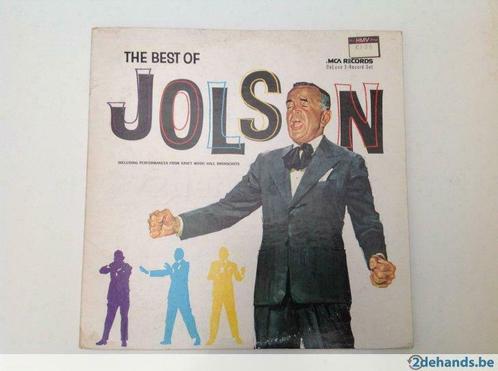 Dubbel vinyl lp plaat The best of Jolson, CD & DVD, Vinyles | Autres Vinyles, Enlèvement ou Envoi