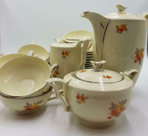 14 delig vintage koffieservies RFH uit Tsjechië, Antiek en Kunst, Antiek | Servies compleet, Ophalen