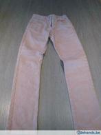 Jeansbroek lichtroze - maat 128, Broek, Gebruikt, Meisje, Ophalen of Verzenden