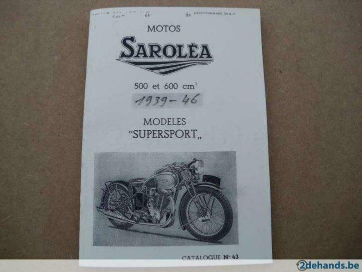 Sarolea 350, 500 et 600, Motos, Pièces | Autre, Neuf, Enlèvement ou Envoi