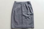 Donkergrijs gemeleerde rok Max Mara, wol cashmere, Kleding | Dames, Verzenden, Max Mara, Zo goed als nieuw, Maat 36 (S)