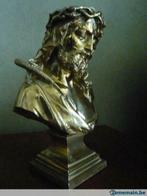 Magnifique buste du Christ en bronze 19ème, Antiquités & Art, Enlèvement