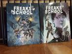 Freaks' School Vreemde universiteit 1/2 en 2/2, Florent Mado, Meerdere stripboeken, Ophalen of Verzenden, Zo goed als nieuw