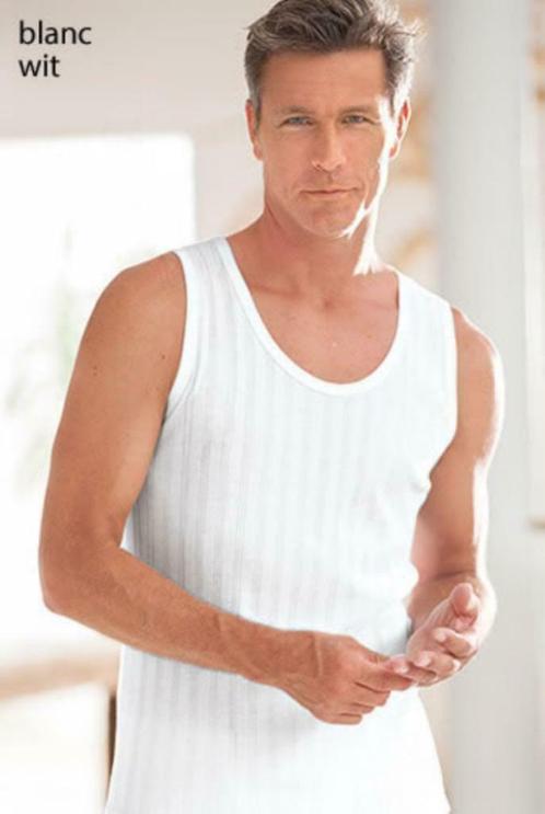 mouwloos T-shirt , onderhemdje, Kleding | Heren, T-shirts, Nieuw, Maat 52/54 (L), Wit, Ophalen of Verzenden