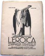 L'Eroica 1924 #85-86 D. Viterbo Italiaans Kunsttijdschrift, Enlèvement ou Envoi