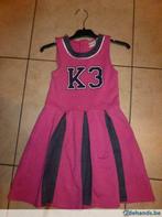 Stoffen K3 kleed JBC Cheerleader M116, Kinderen en Baby's, Carnavalskleding en Verkleedspullen, Meisje, 110 t/m 116, Gebruikt