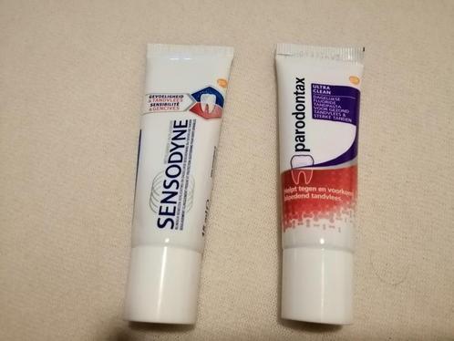 Nieuw vooraad Tandpasta Parodontax/Sensodyne 20ml., Handtassen en Accessoires, Uiterlijk | Mondverzorging, Zo goed als nieuw, Tandpasta