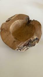 Originele houten fruitschaal/sierschaal, Huis en Inrichting, Ophalen of Verzenden, Zo goed als nieuw, Hout