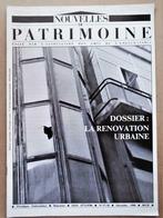 nouvelles du patrimoine - Dossier Renovation urbaine - 1988, Boeken, Gelezen, Architectuur algemeen, Ophalen of Verzenden, Les amis de l'Unesco
