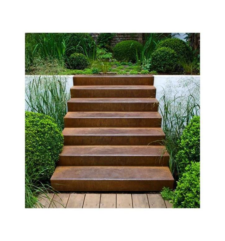 cortenstaal buitentrap, Tuin en Terras, Overige Tuin en Terras, Nieuw, Verzenden