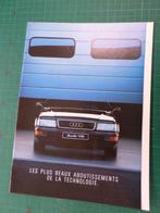 Audi V8 - dépliant publicitaire - 1989, Collections, Comme neuf, Autres types, Enlèvement ou Envoi