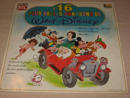 Disque vinyl 33 tours walt disney les 16 plus belles chanson, CD & DVD, Vinyles | Enfants & Jeunesse, Enlèvement ou Envoi