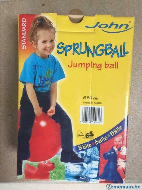Ballon sauteur/Balle a rebondir 50cm jaune, Kinderen en Baby's, Speelgoed | Overig, Gebruikt, Ophalen