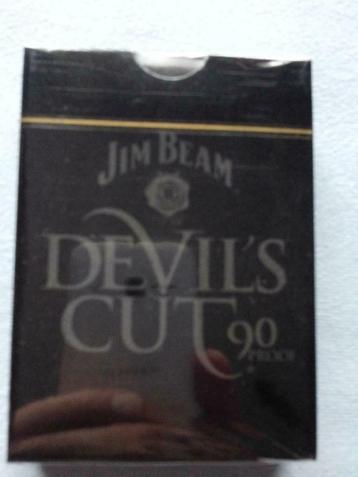jim beam devil's cut 90 proof pokerset kaarten + chips NIEUW, Enlèvement ou Envoi, Neuf