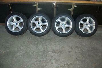 138_ 4x NIEUWE BMW origine 16" aluvelgen &  winterbanden M+S beschikbaar voor biedingen