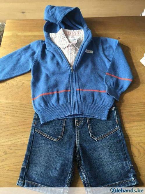 Jongensset maat 18 mdn F&F, Kinderen en Baby's, Babykleding | Maat 86, Gebruikt, Jongetje, Setje, Ophalen of Verzenden