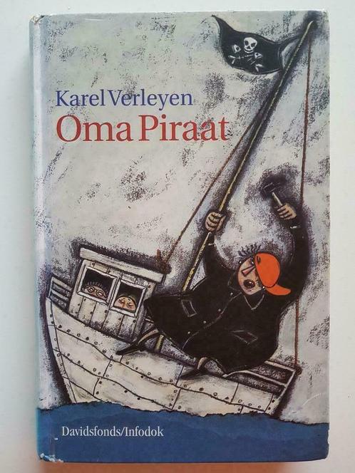 Leesboek 'Oma Piraat' (vanaf 9j), Livres, Livres pour enfants | Jeunesse | 10 à 12 ans, Utilisé, Fiction, Enlèvement ou Envoi