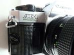 CANON AE-1 PROGRAMMA ZILVEREN CAMERA, Audio, Tv en Foto, Ophalen, Zo goed als nieuw, Spiegelreflex, Canon